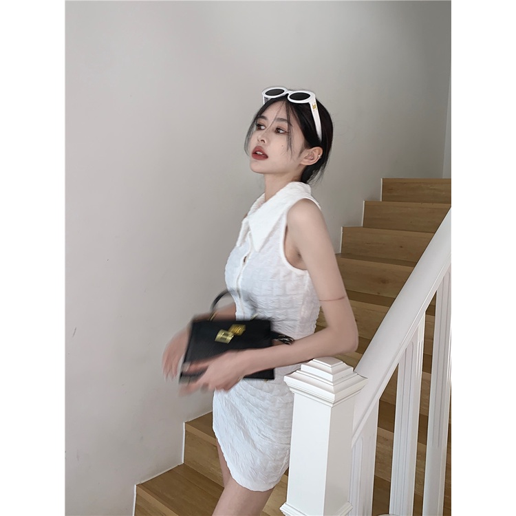 Set Áo Sơ Mi + Chân Váy Màu Trơn Phong Cách Hàn Quốc Thời Trang Dành Cho Nữ