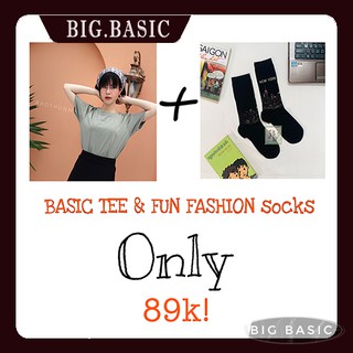 Combo áo và vớ fun fashion cùng tông màu