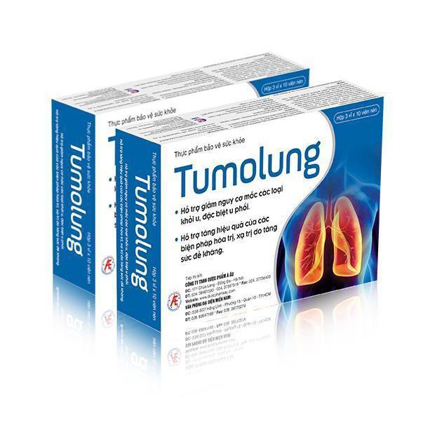 Tumolung - hỗ trợ giúp giảm nguy cơ mắc các khối u, u phổi.Hỗ trợ tăng hiệu quả của các biện pháp hóa trị, xạ trị
