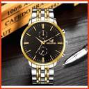 Đồng hồ nam Orlando dây đeo kim loại cao cấp bền đẹp, phong cách sang trọng quý phái