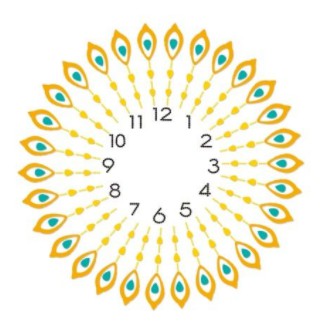 Tranh  Đính Đá ĐỒNG HỒ CÔNG TUYỆT ĐẸP (ĐÁ ABC CAO CẤP). Kích Thước: 55cm x 55cm