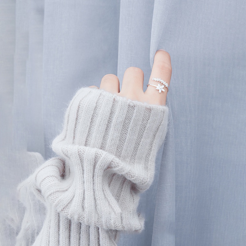 Nhẫn Hở Hình Hoa Đơn Giản Ngọt Ngào Cho Học Sinh