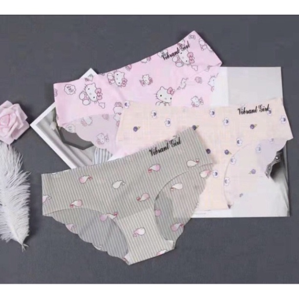 Quần lót nữ quần lót su không đường may thoáng mát cute Dễ Thương