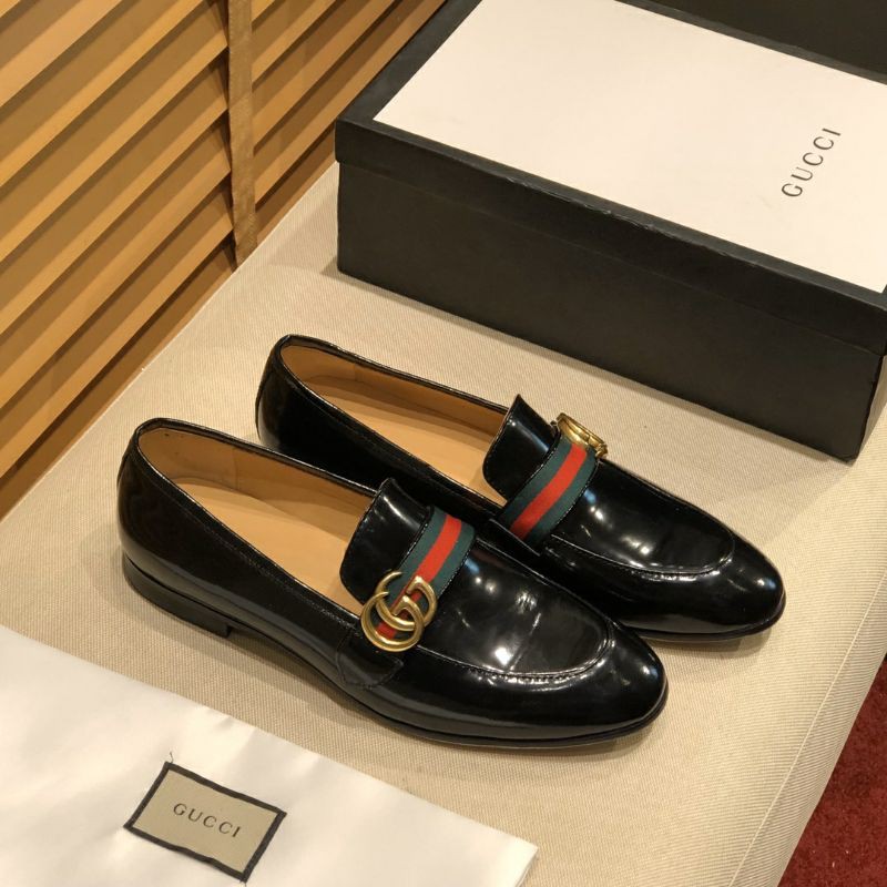 Giày lười nam Gucci da hai mẫu thời trang
