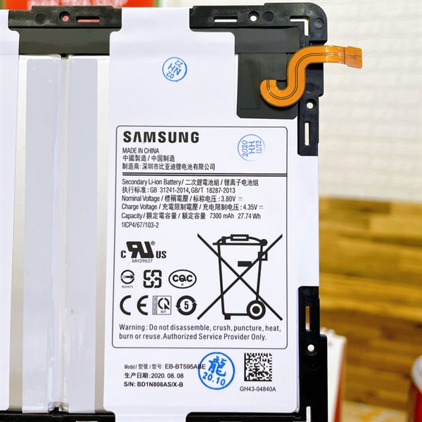 Pin Samsung Tab A 10.5 T595