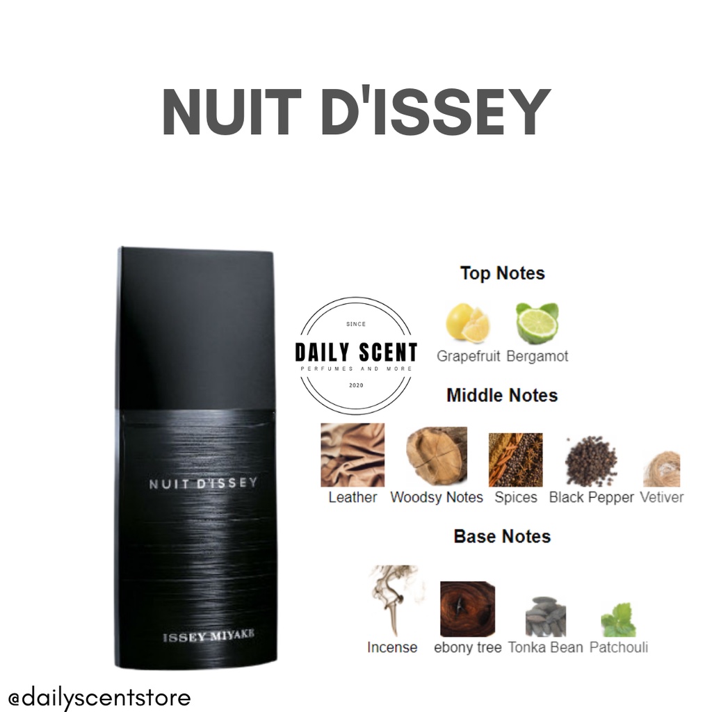 Nước hoa nam Issey Miyake Nuit D'Isey Eau de Toilette 125ml