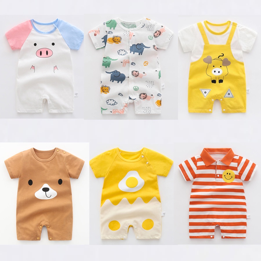 Bộ liền thân cho bé sơ sinh bodysuit cho bé trai và bé gái body bé trai và bé gái hàng quảng châu xịn xò