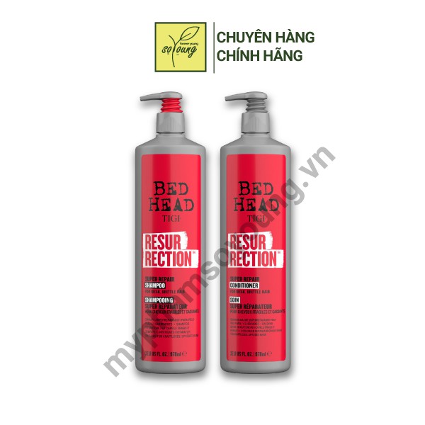 [Mã COSMS70 giảm 10% đơn 250K] Cặp Dầu Gội Xả TIGI BED HEAD 970ML và 400ML (Mẫu mới 2021)