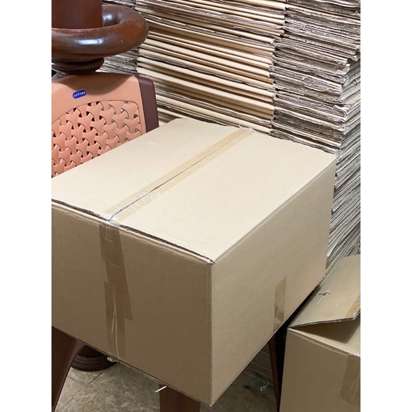 Thùng Carton Cũ 50*43*30cm và 40*34*34cm Dùng Đóng Hàng Chuyển Nhà