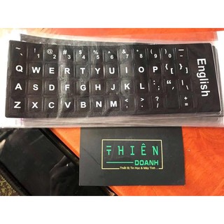 Miếng dán phím chữ ngôn ngữ Tiếng Anh _chuẩn US - miếng dán phím tiếng Anh