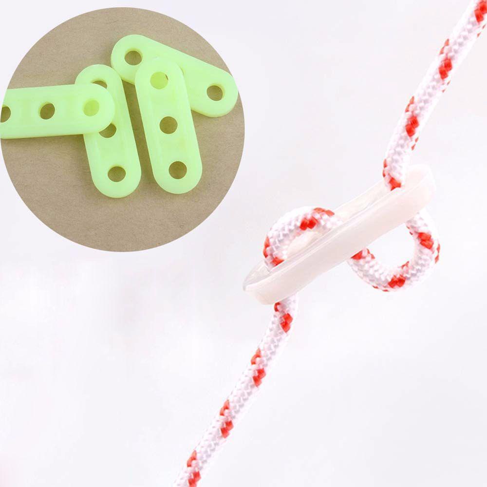 IVORY Set 10 Khóa Dây Thừng 3 Lỗ Làm Từ Nhựa Chống Trượt Có Thể Điều Chỉnh