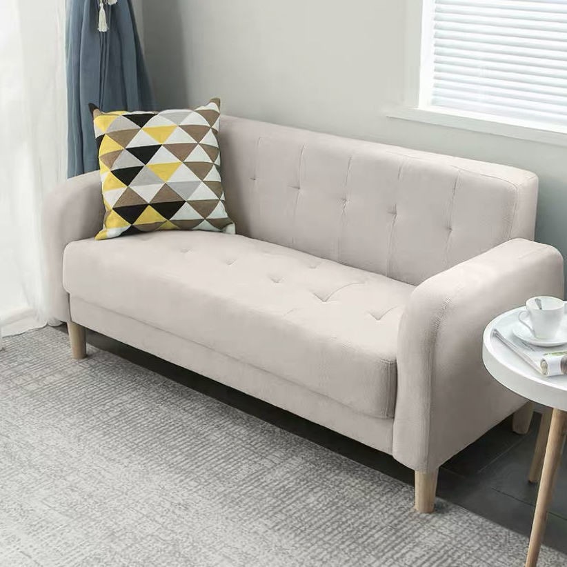 Giường sofa vải hai mục đích có thể gập lại phòng cho thuê căn hộ nhỏ chung cư cao ốc văn đơn ba người <