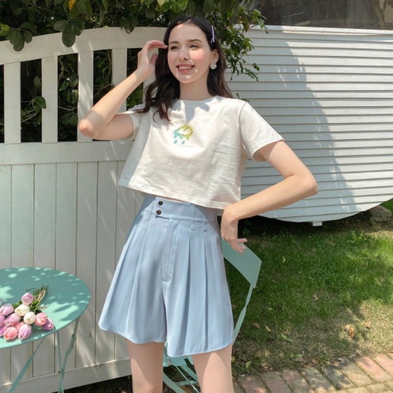 Quần Short Giả Váy Phong Cách Hàn Quốc Xinh Xắn Dành Cho Nữ