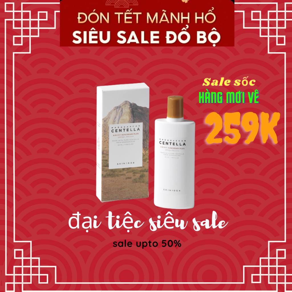 Kem chống nắng Skin1004 Madagascar Centella Air-fit Suncream SPF50+ PA++++ 50ml