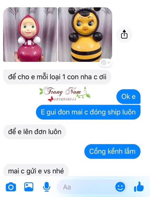 Lật đật Nga chính hãng