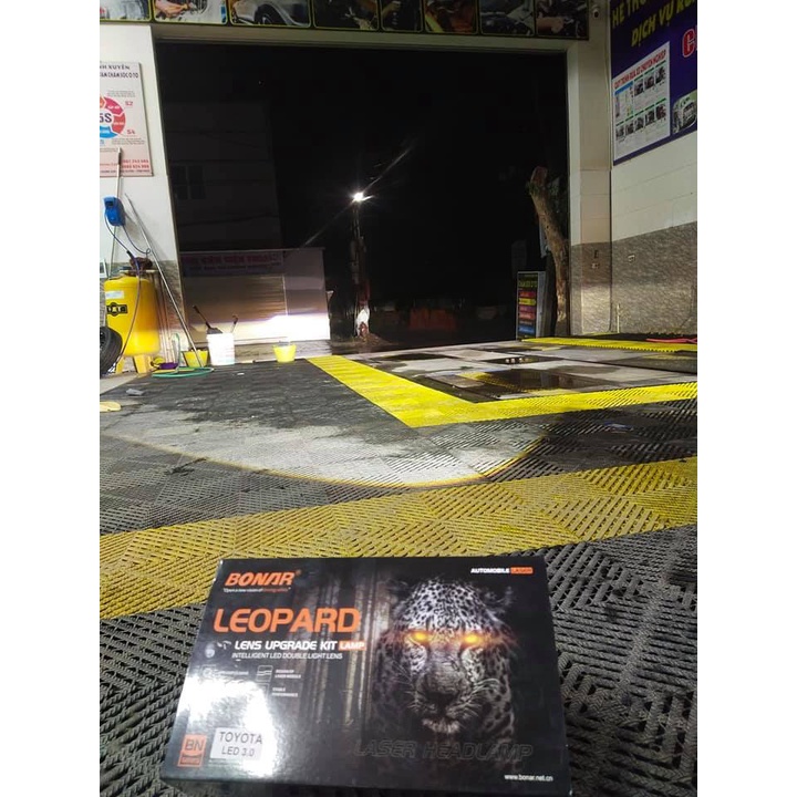 Bi gầm LED BONAR Đèn Led Bi Cầu 3 inch Lúp Xanh Sáng Mạnh, Đèn Bi Led Ô Tô bi gầm ô tô Bi led gầm 3 chế độ Bonar