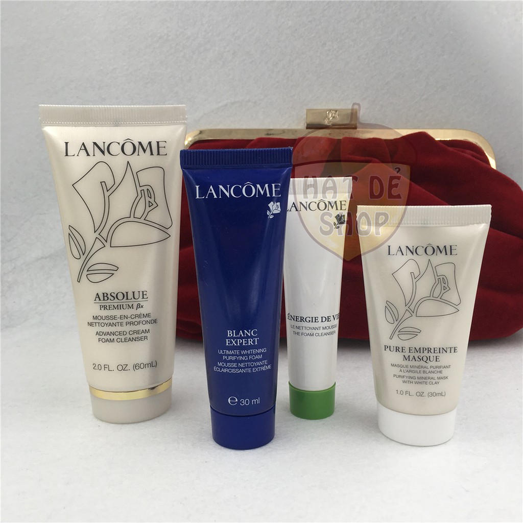 Lancome Sữa Rửa Mặt Trắng Sáng Da Clarifique Pore Refining Cleansing Foam 30ml- 50ml Hàng Chính Hãng