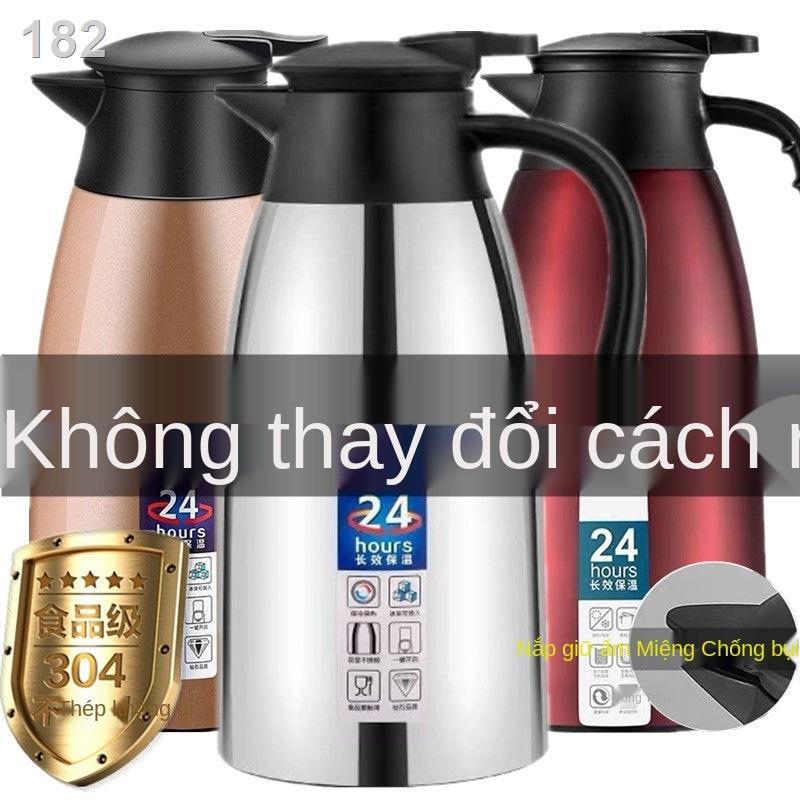 Nồi cách nhiệt bằng thép không gỉ 304 ấm đun nước gia dụng phích công suất lớn chân sôi