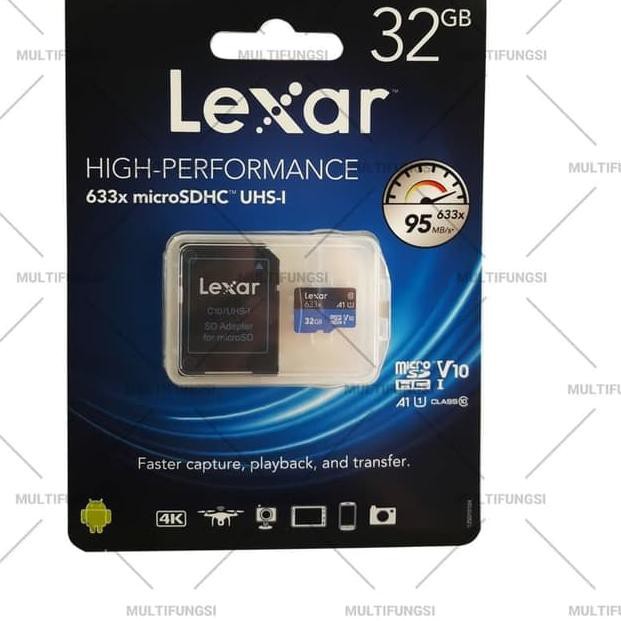 Linh Kiện Điện Tử Lexar Microsd 32gb 95mb / S Class 10 Uhs-I (Ui)