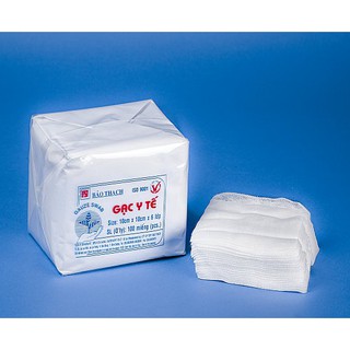 Gạc Y tế Bảo Thạch (Hộp 100 miếng)