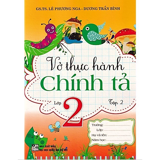 Sách - Combo Vở Thực Hành Chính Tả lớp 2 (HA)