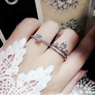 Nhẫn vương miện 2 trong 1 - mely 1189