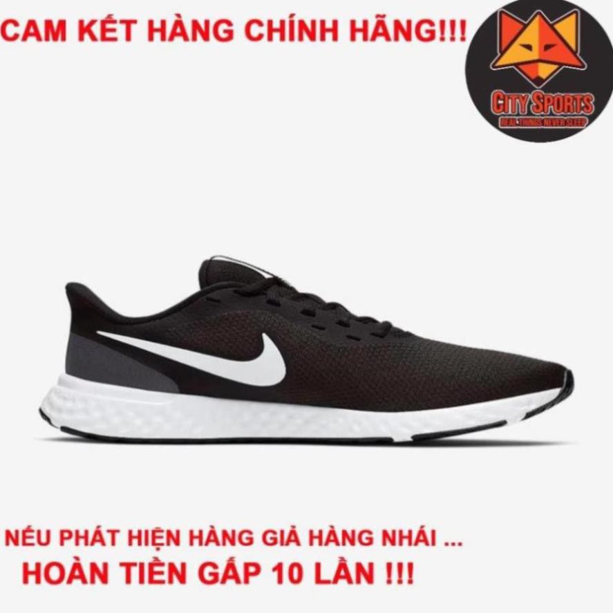 [Sale 3/3][Free Ship] Giày thể thao chính hãng Nike Revolution 5  BQ3204 003 [CAm kết chính hãng fake 1 đền 10] -Ta1 ,