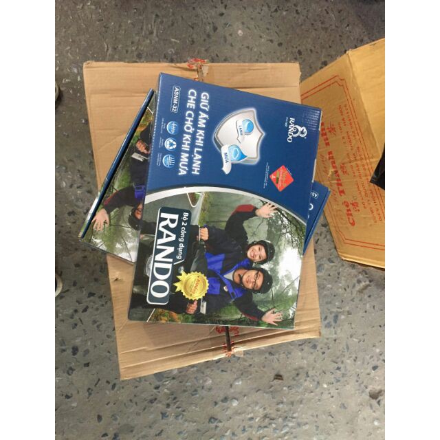 BỘ Áo Mưa Rando Bộ 2 Công Dụng Size . L. XL . 2XL . 3XL