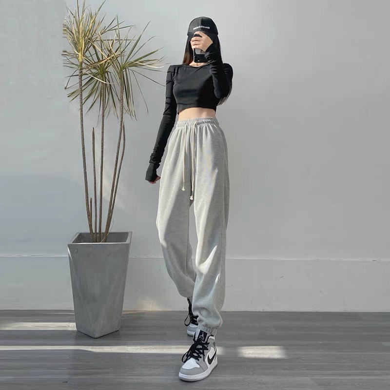 Áo Croptop Dài Tay ôm Body Màu Trơn Chất Bo Tăm Cá Tính