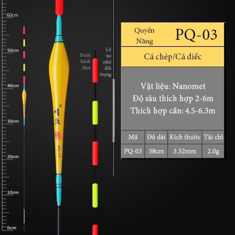 Phao Hố Đấu Quyền Năng, Phao câu đài, câu đơn. Chất liệu Nanomet. Phao Hố Đấu.