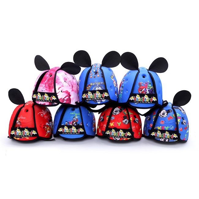 Nón Bảo Hiểm Bảo Vệ Đầu Cho Bé HEADGUARD - Disney Đỏ