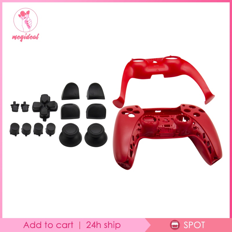 Vỏ Bọc Màu Đỏ Thay Thế Cho Tay Cầm Chơi Game Sony Ps5