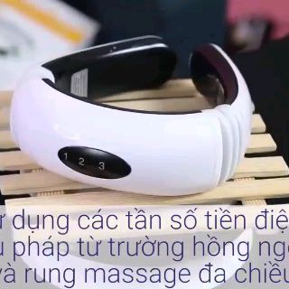 Máy Massage, Máy Trị Liệu Đau Mỏi Vai Gáy 3D, Thông Minh, Tiện Dụng - Bảo Hành 6 Tháng - AQ