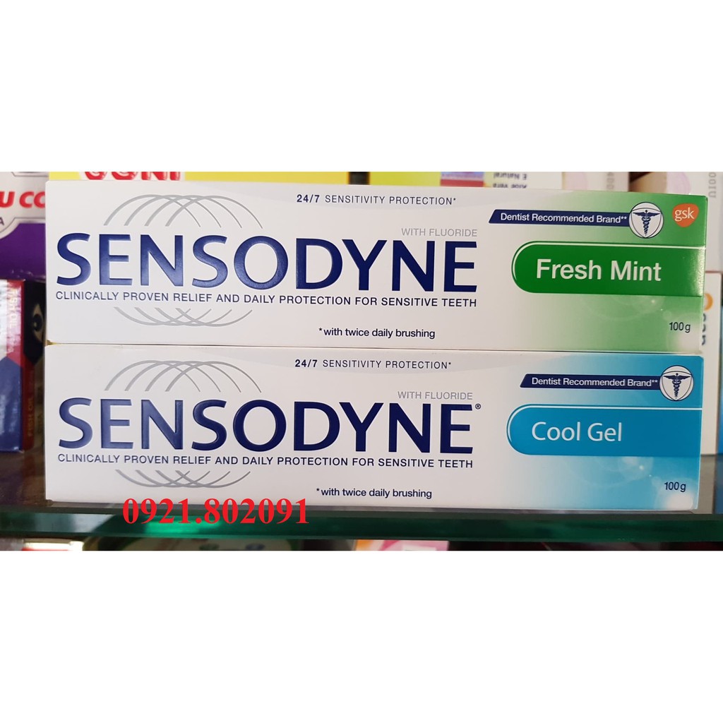 kem đánh răng chống ê buốt sensodyne tube 100gr