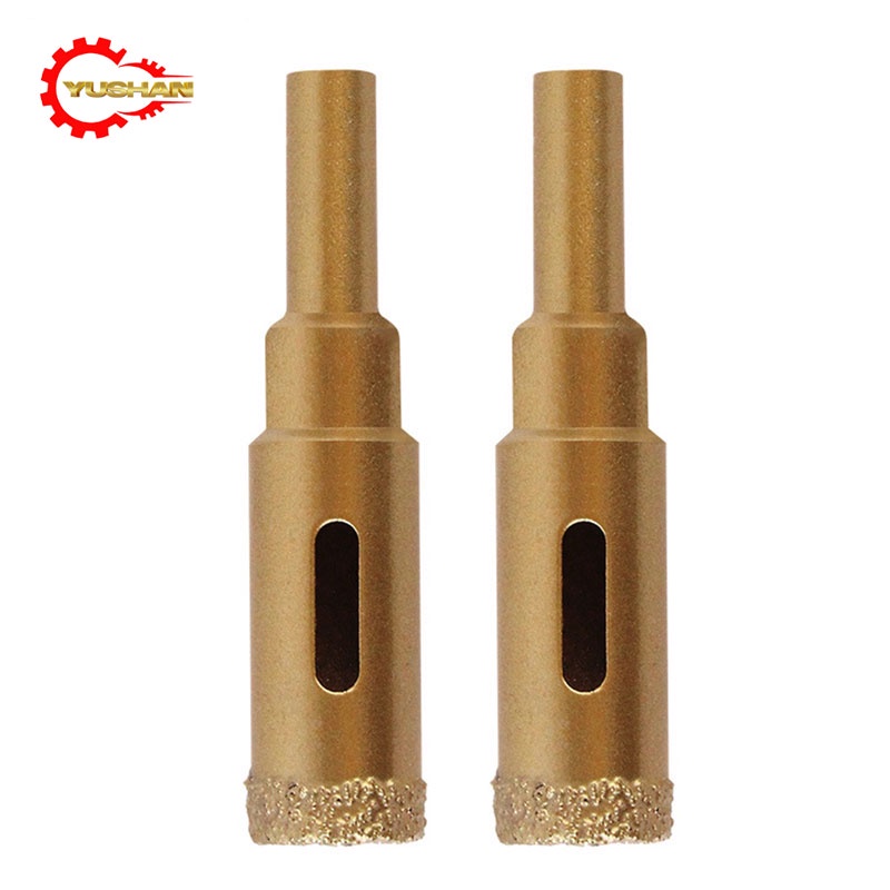 Mũi Khoan Khoét Lỗ Kính, Gạch Men, Đá,Gạch Nung,YUSHAN Phủ Titanium Cao Cấp Kích Thước 6-60mm