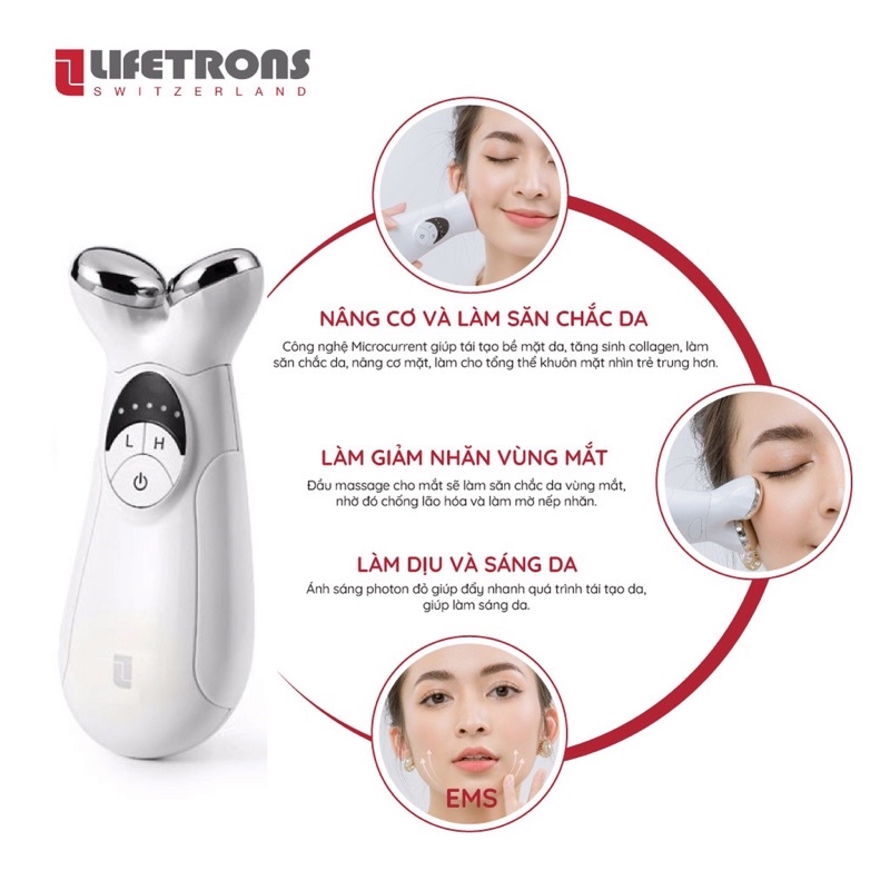 MÁY NÂNG CƠ VÀ CẢI THIỆN SẮC TỐ DA CHUYÊN SÂU LIFETRONS ÉP-400