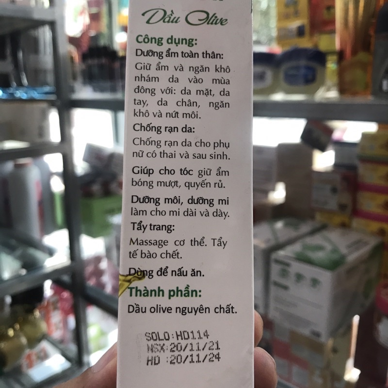 Dầu Olive Nguyên Chất EVA OIL 100ml