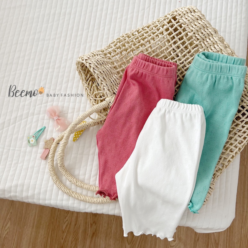 Bộ quần áo cho bé gái Beemo, Chất liệu cotton thoáng mát, thiết kế bozip Hàn Quốc cực đẹp B160