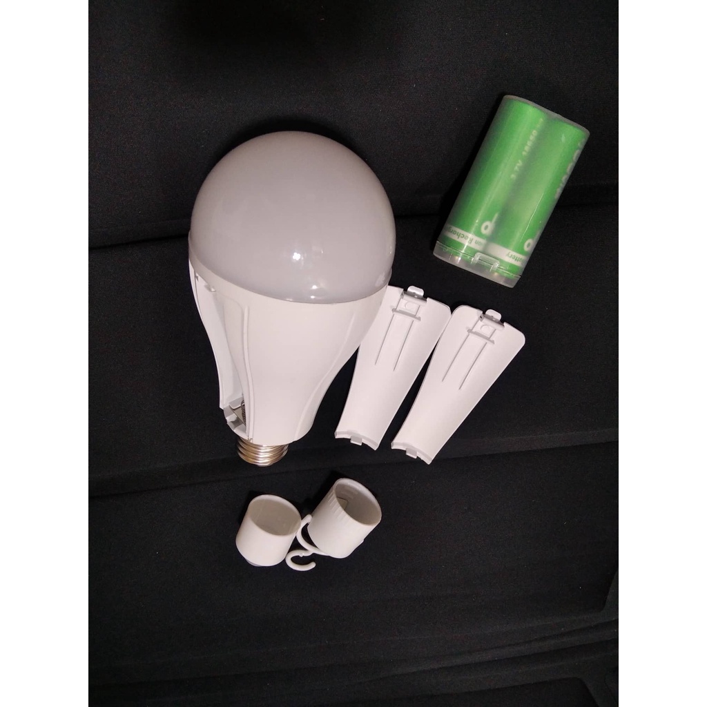 Đèn Tích Điện Kết Hợp Bóng Đèn Sạc Kottman - 20W - Bóng Nấm Tích Điện 2 Pin- Hàng Chất Lượng Cao