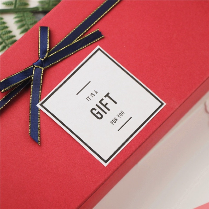 Set 6 tem dán, nhãn dán It is a Gift for you size 6 x 6 cm