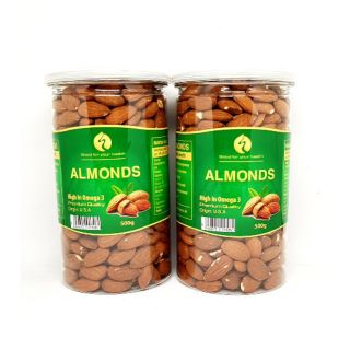 Hũ 500gr Hạnh Nhân Tách Vỏ Almonds