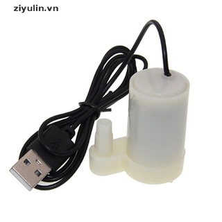 Ziyulin usb micro chìm máy bơm nước mini cho bể cá đài phun nước dc motor vn