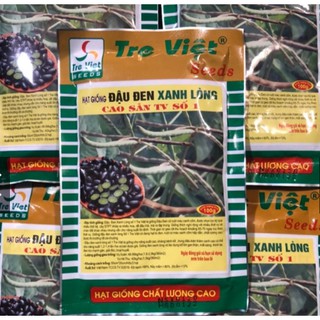 HẠT GIỐNG ĐẬU ĐEN XANH LÒNG (CAO SẢN TV SỐ 1) 5gói (100gr/gói)