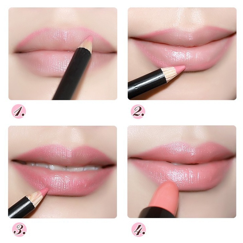 Chì Kẻ Viền Môi 10MK 12 Màu Tự Chọn Lâu Trôi Chống Thấm