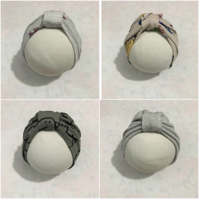 Mũ turban cho bé trai