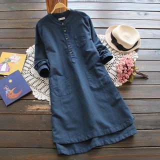 Đầm Sơ Mi Linen 410