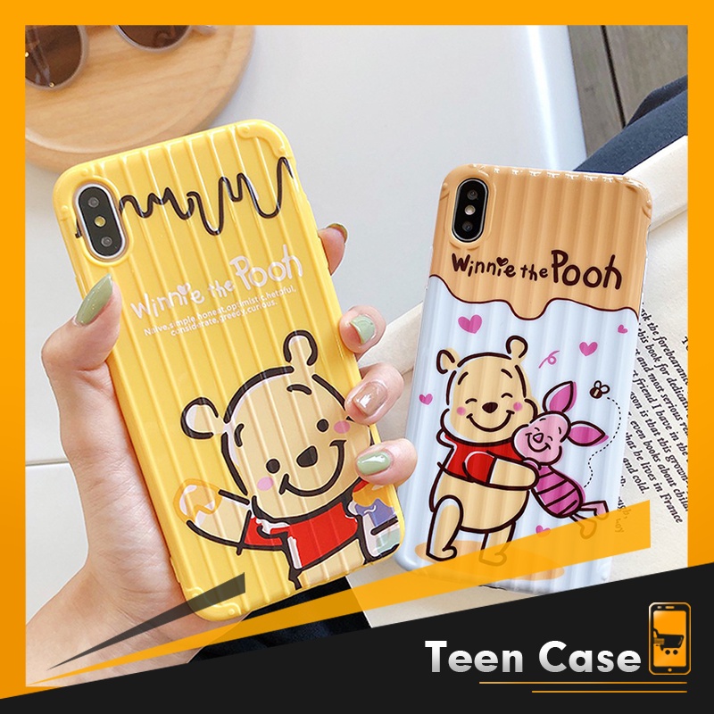 Ốp lưng Iphone FREESHIP 50K gấu Pooh vàng cho iPhone 6/6s/6plus/6sPlus/7Plus/8Plus/X/Xs