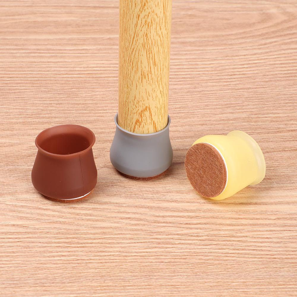 Set 4 Tấm Lót Bàn Bằng Silicone Chống Trượt Không Gây Tiếng Ồn Tiện Dụng