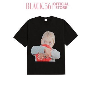 Áo thun nữ Acme de la vie TWICE BLACK BALLOON , áo thun nữ form rộng tay lỡ cá tính chất hè 2020 , BLACK56 M37