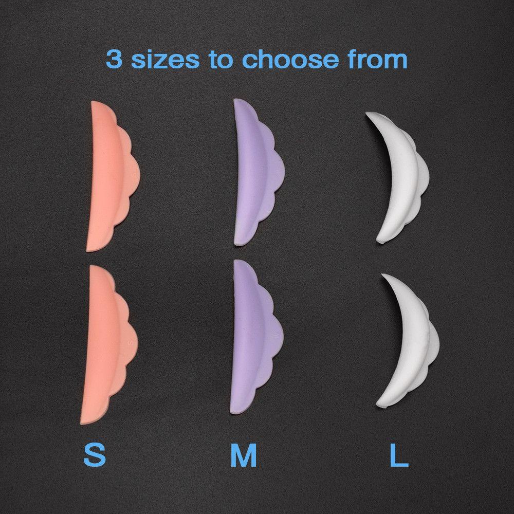 AROMA Set 3 Cặp Đệm Silicone 3D Hỗ Trợ Nối Mi Tiện Lợi